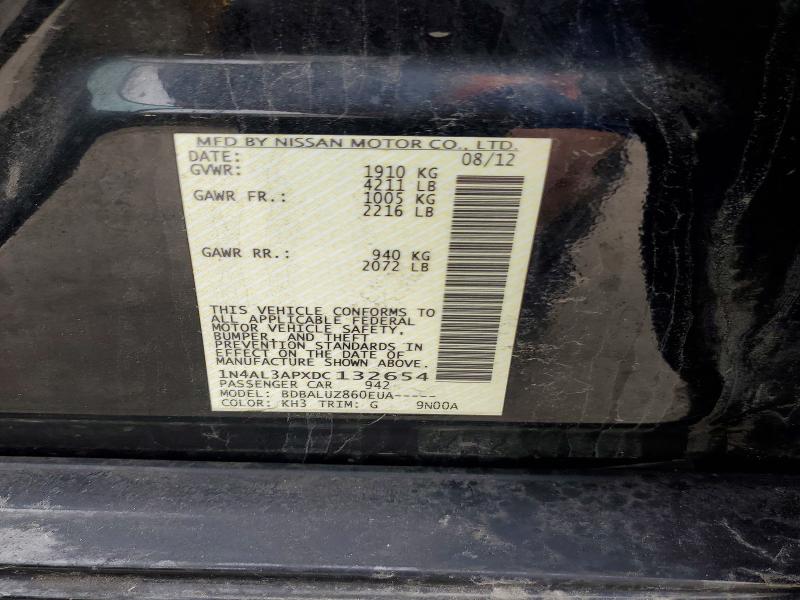 Aukcja sprzedaży 2013 Nissan Altima, vin: 1N4AL3APXDC132654, numer aukcji: 77300885