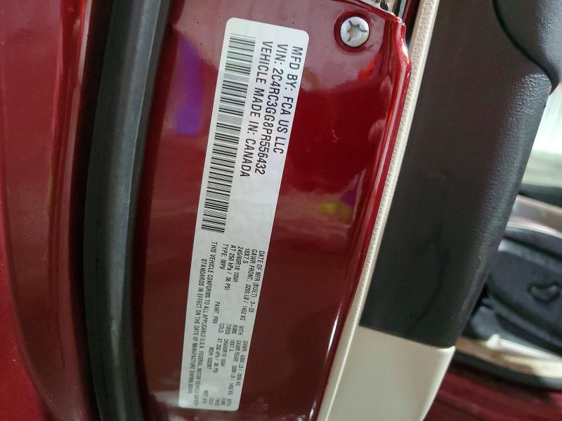 Продажа на аукционе авто 2023 Chrysler Pacifica, vin: 2C4RC3GG8PR556432, номер лота: 77853215
