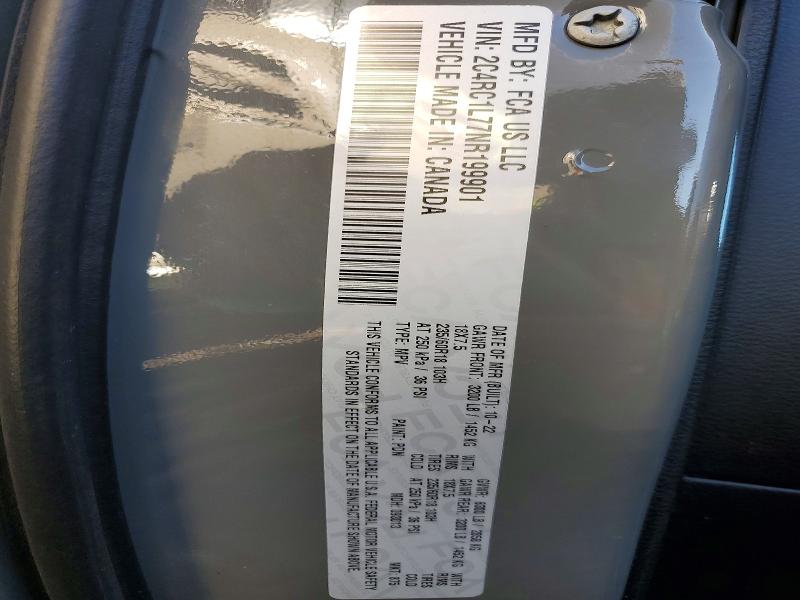 2022 Chrysler Pacifica მანქანა იყიდება აუქციონზე, vin: 2C4RC1L77NR199901, აუქციონის ნომერი: 75771785