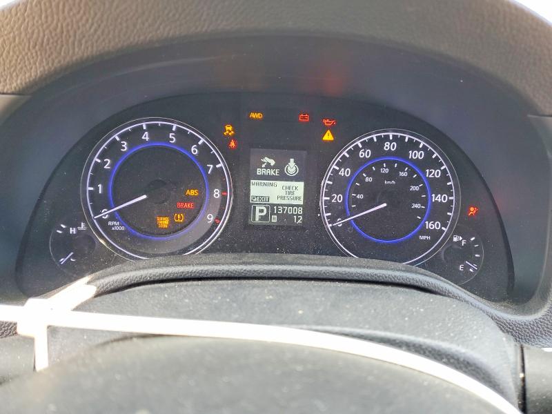 77104575 :رقم المزاد ، JN1CV6AR1CM971992 vin ، 2012 Infiniti G37 X مزاد بيع