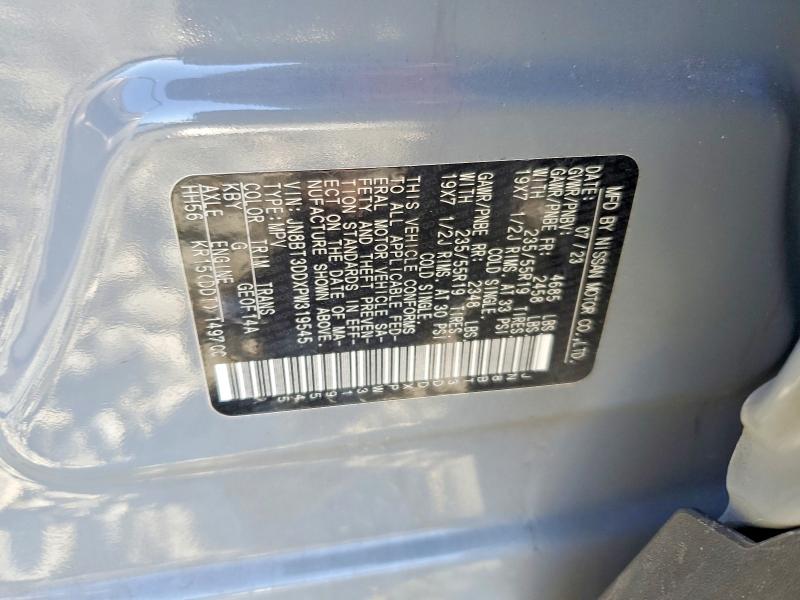 Aukcja sprzedaży 2023 Nissan Rogue, vin: JN8BT3DDXPW319545, numer aukcji: 78593115