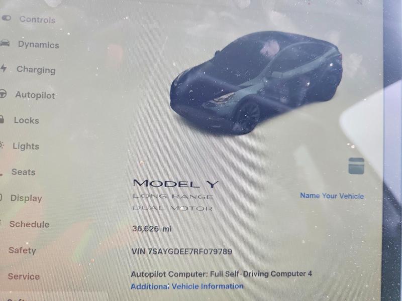 Продажа на аукционе авто 2024 Tesla Model Y, vin: 7SAYGDEE7RF079789, номер лота: 75512185