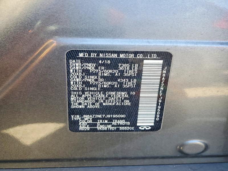 Продажа на аукционе авто 2018 Infiniti Qx80 Base, vin: JN8AZ2NE7J9195090, номер лота: 76366825