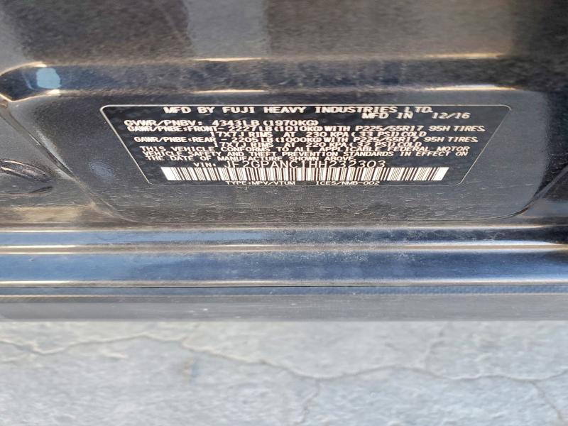 Продаж на аукціоні авто 2017 Subaru Crosstrek, vin: JF2GPANC1HH232303, номер лоту: 76779305