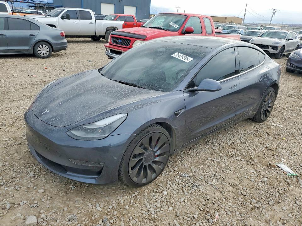 2023 Tesla Model 3 მანქანა იყიდება აუქციონზე, vin: 5YJ3E1EC1PF673205, აუქციონის ნომერი: 76419725
