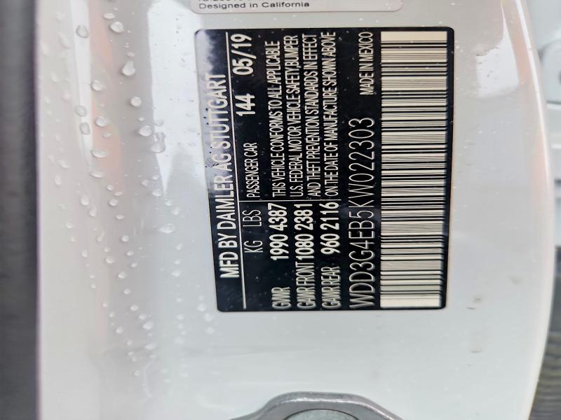 Продаж на аукціоні авто 2019 Mercedes-benz A, vin: WDD3G4EB5KW022303, номер лоту: 77237925
