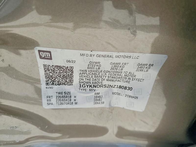 Продажа на аукционе авто 2022 Cadillac Xt5, vin: 1GYKNDRS2NZ180830, номер лота: 78416705