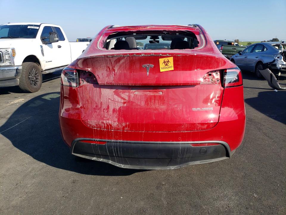 75794785 :رقم المزاد ، 7SAYGDEF5NF486819 vin ، 2022 Tesla Model Y مزاد بيع