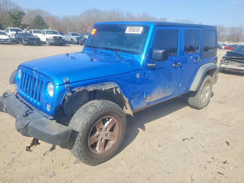 Auction sale of the 2015 Jeep Wrangler Unlimited, vin: 1C4BJWDG2FL652447, lot number: 78056245