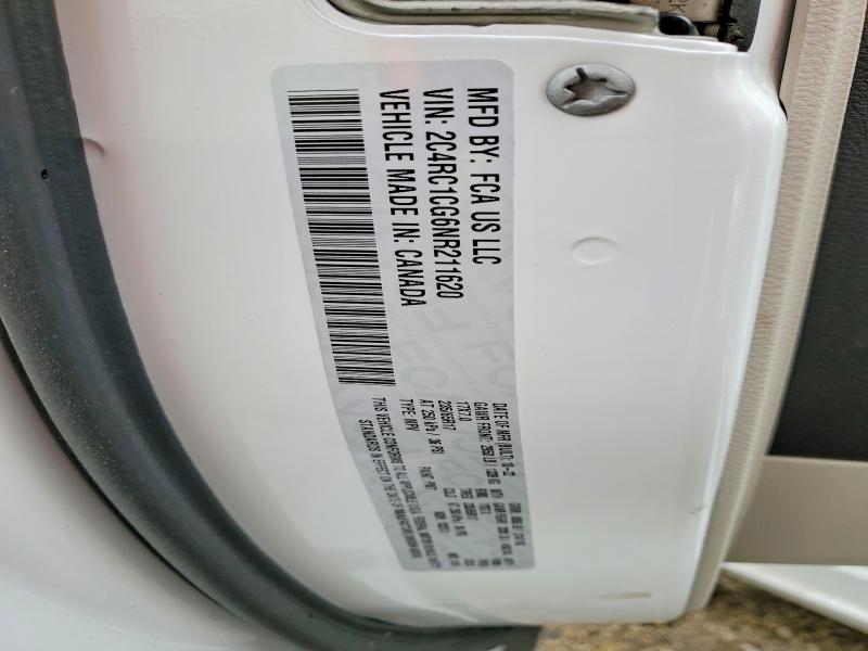 Продажа на аукционе авто 2022 Chrysler Voyager, vin: 2C4RC1CG6NR211620, номер лота: 97850575