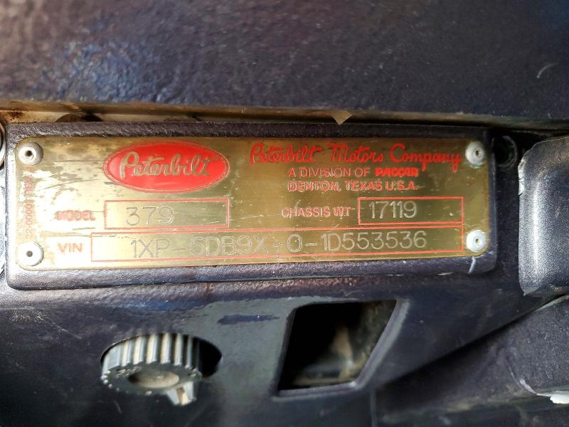 Продаж на аукціоні авто 2001 Peterbilt Tractor 379, vin: 1XP5DB9X01D553536, номер лоту: 78274905