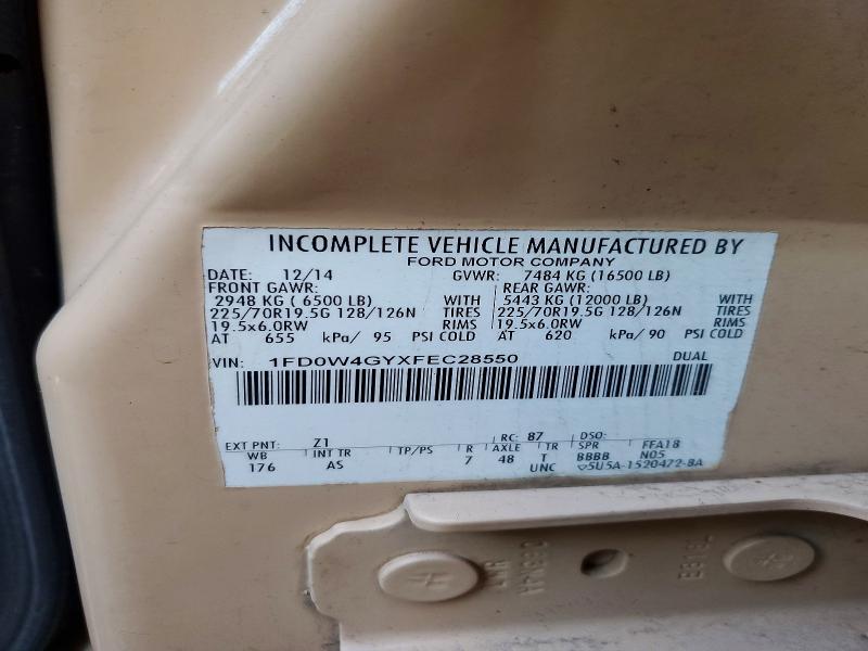 Aukcja sprzedaży 2015 Ford F450, vin: 1FD0W4GYXFEC28550, numer aukcji: 77925305