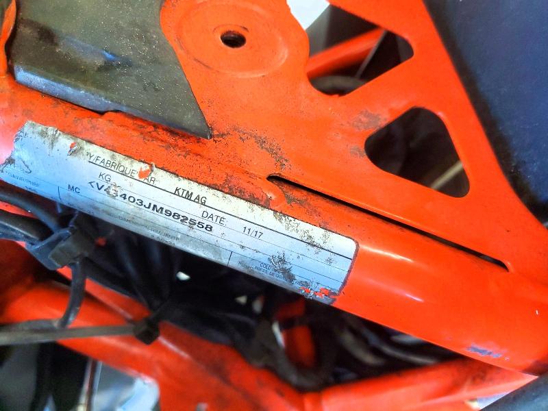 Продажа на аукционе авто 2018 Ktm 1090, vin: VBKV49403JM982558, номер лота: 78268365