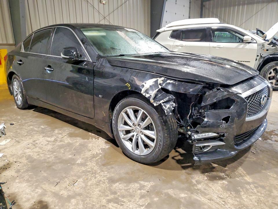 76330525 :رقم المزاد ، JN1BV7ARXFM393283 vin ، 2015 Infiniti Q50 مزاد بيع