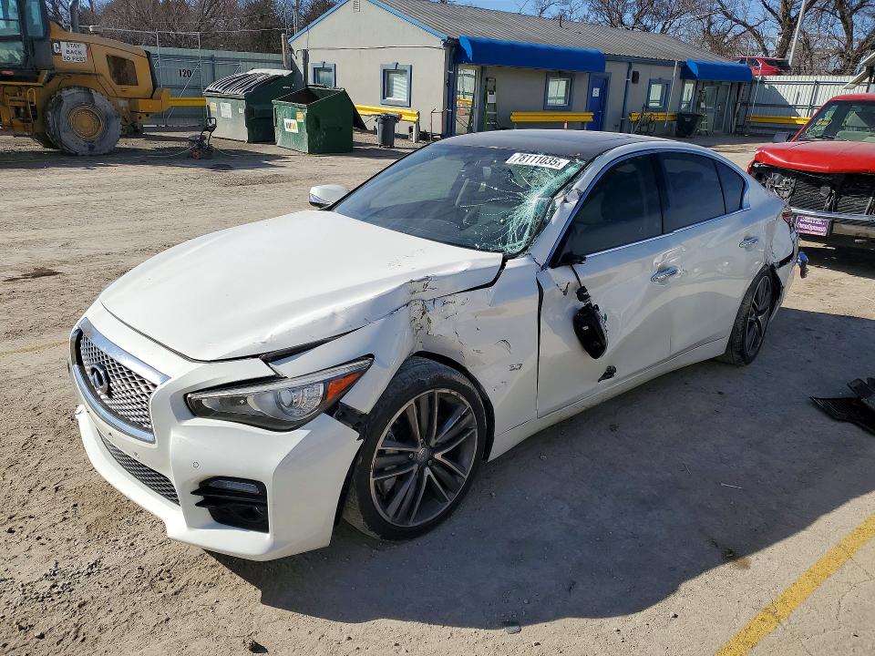 78111035 :رقم المزاد ، JN1BV7AP1EM693095 vin ، 2014 Infiniti Q50 مزاد بيع