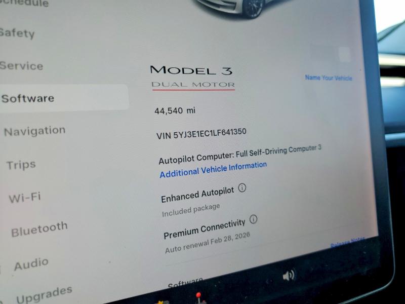 Продажа на аукционе авто 2020 Tesla Model 3, vin: 5YJ3E1EC1LF641350, номер лота: 78730105