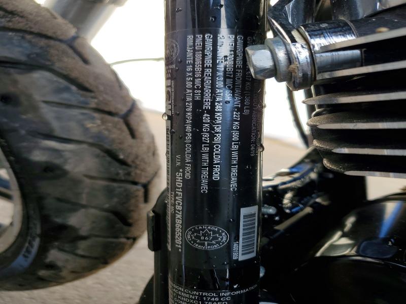 Aukcja sprzedaży 2019 Harley-davidson Flht, vin: 5HD1FVCB7KB665201, numer aukcji: 72631435
