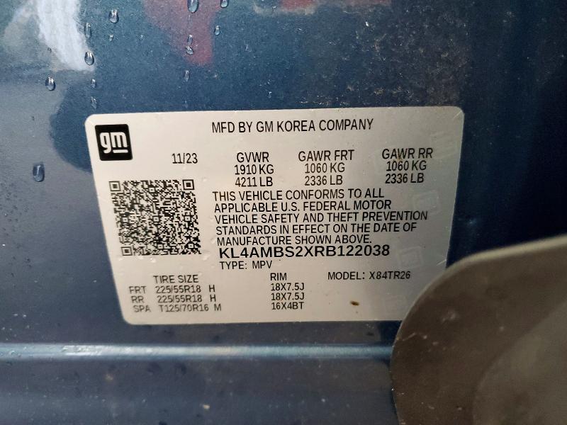 2024 Buick Encore Gx მანქანა იყიდება აუქციონზე, vin: KL4AMBS2XRB122038, აუქციონის ნომერი: 75378425
