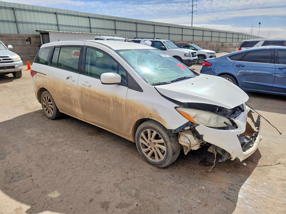 2012 Mazda 5 მანქანა იყიდება აუქციონზე, vin: JM1CW2BLXC0114400, აუქციონის ნომერი: 77234175