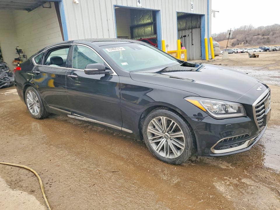 2019 Genesis G80 მანქანა იყიდება აუქციონზე, vin: KMTFN4JE2KU313108, აუქციონის ნომერი: 77407315
