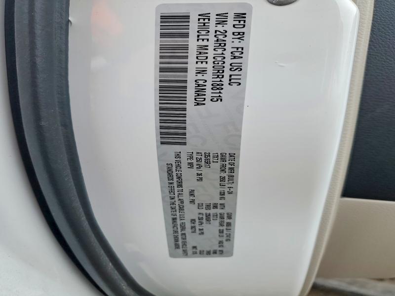 Продажа на аукционе авто 2024 Chrysler Voyager, vin: 2C4RC1CG0RR188115, номер лота: 78234715