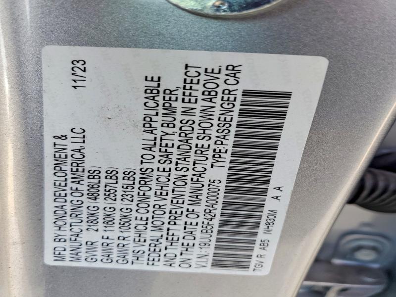 Aukcja sprzedaży 2024 Acura Tlx, vin: 19UUB5F42RA000075, numer aukcji: 76962435