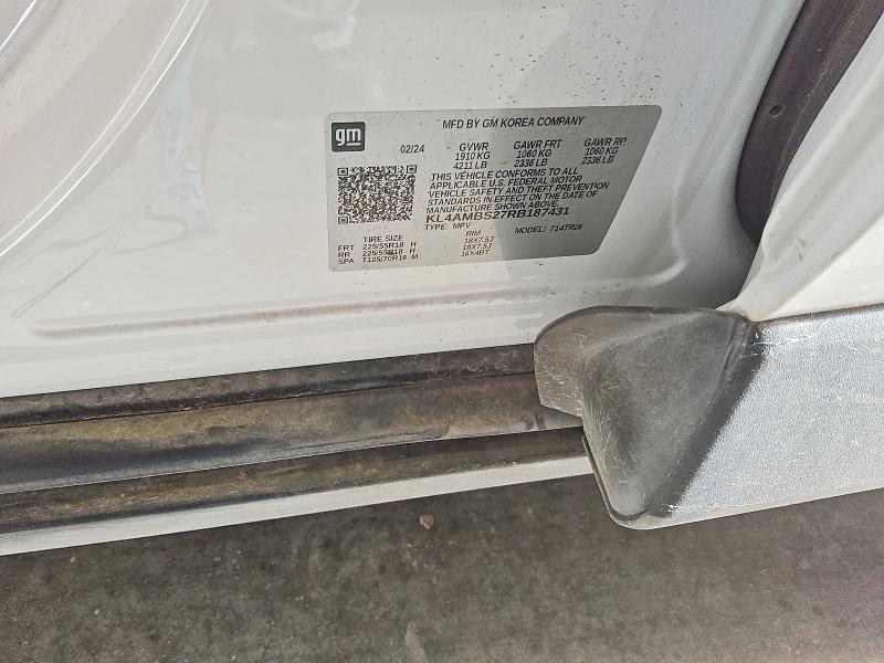 Aukcja sprzedaży 2024 Buick Encore Gx, vin: KL4AMBS27RB187431, numer aukcji: 74461295