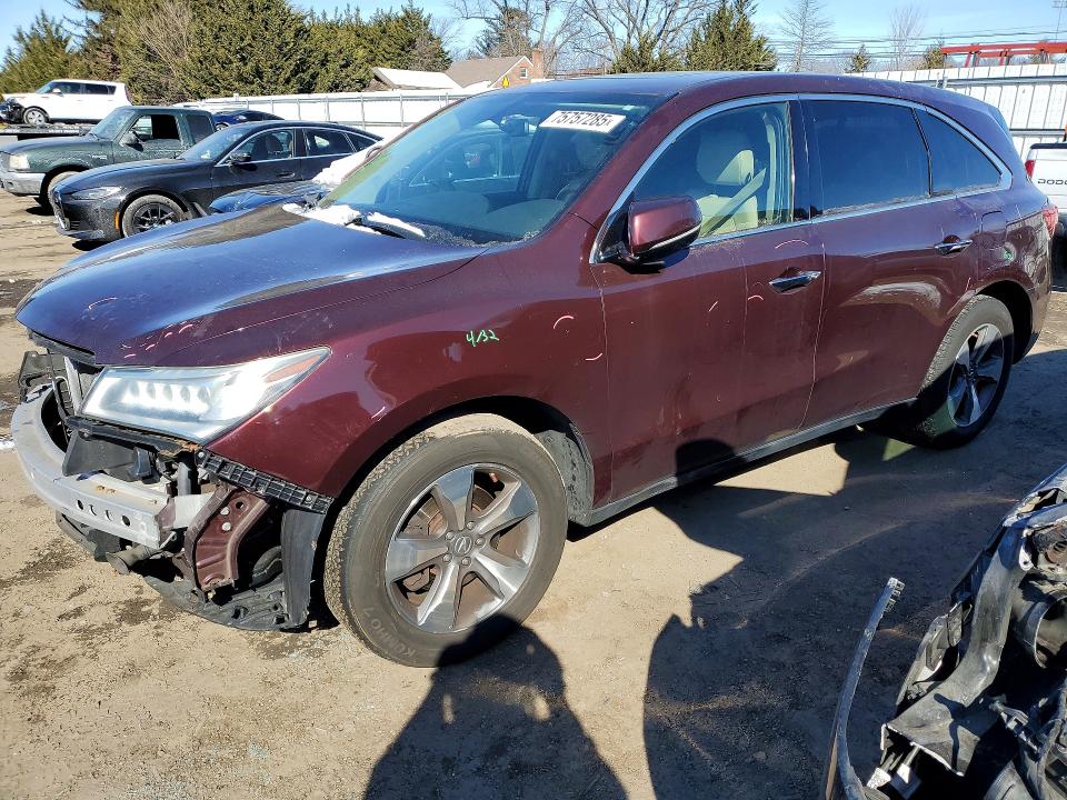 Продаж на аукціоні авто 2016 Acura Mdx, vin: 5FRYD4H21GB043938, номер лоту: 75757285