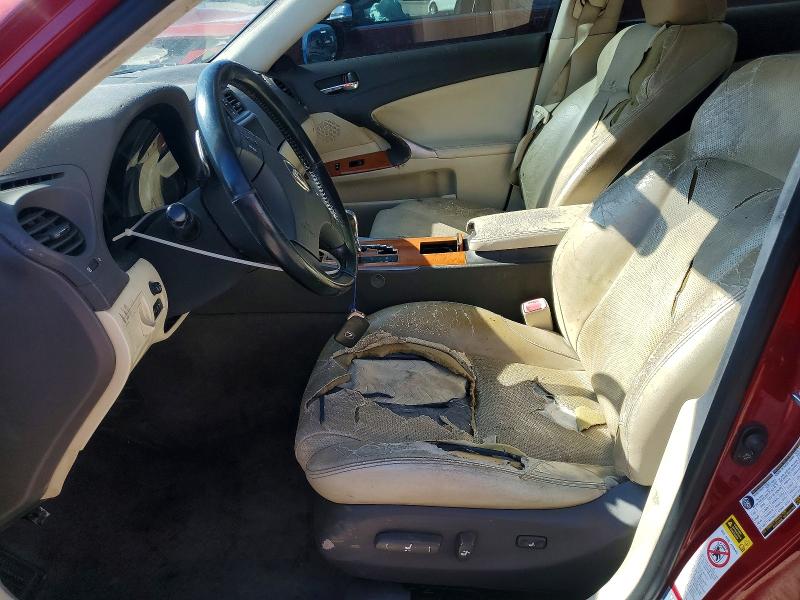 2009 Lexus Is 250 მანქანა იყიდება აუქციონზე, vin: JTHBK262995095888, აუქციონის ნომერი: 77423335