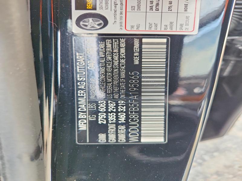 Продажа на аукционе авто 2015 Mercedes-benz S, vin: WDDUG8FB5FA195865, номер лота: 77797435