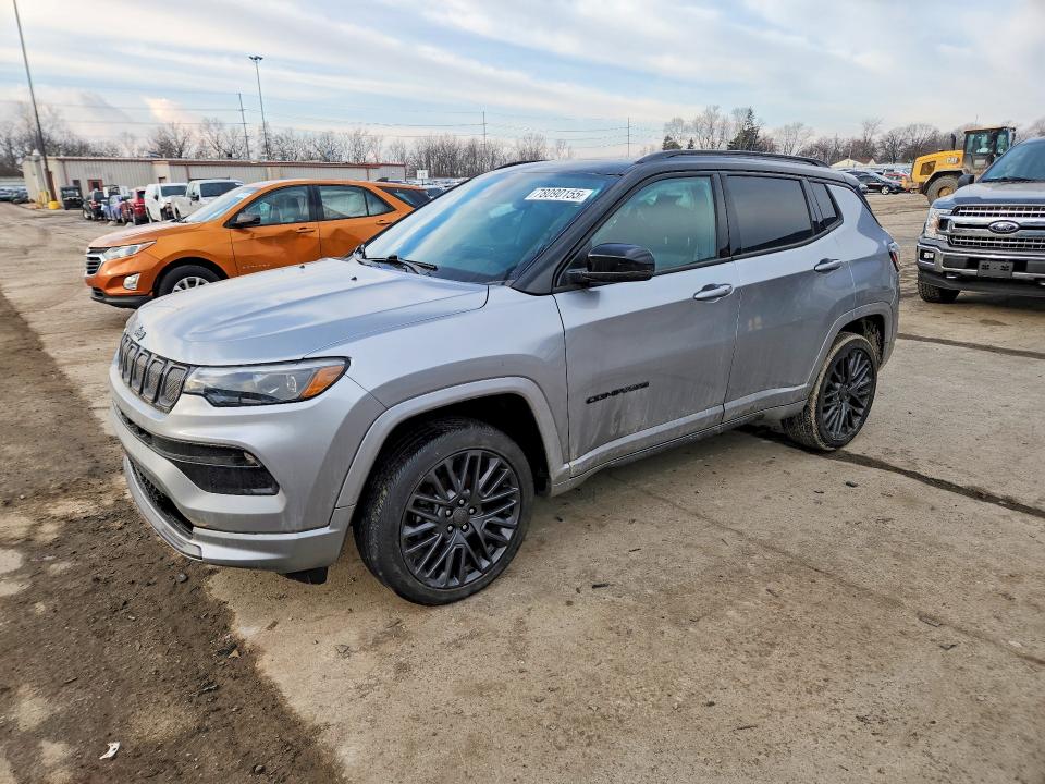 2022 Jeep Compass მანქანა იყიდება აუქციონზე, vin: 3C4NJDCBXNT223907, აუქციონის ნომერი: 78090155