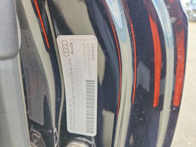Aukcja sprzedaży 2011 Audi S5, vin: WAUVGAFHXBN004922, numer aukcji: 77213405