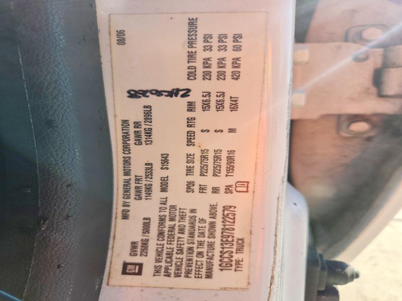 Aukcja sprzedaży 2007 Chevrolet Colorado, vin: 1GCCS13E978122579, numer aukcji: 76813825