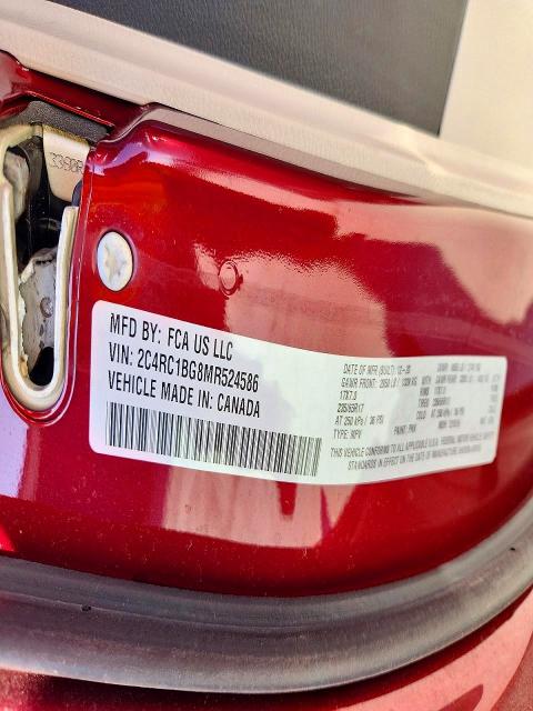 76671235 :رقم المزاد ، 2C4RC1BG8MR524586 vin ، 2021 Chrysler Pacifica مزاد بيع
