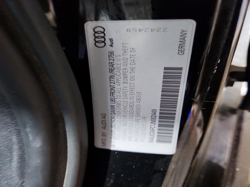 Продажа на аукционе авто 2018 Audi A6, vin: WAUG3AFC1JN002449, номер лота: 77330395