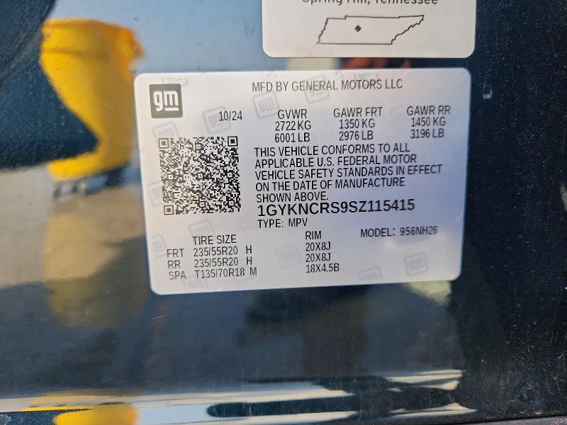 Продажа на аукционе авто 2025 Cadillac Xt5, vin: 1GYKNCRS9SZ115415, номер лота: 78470805
