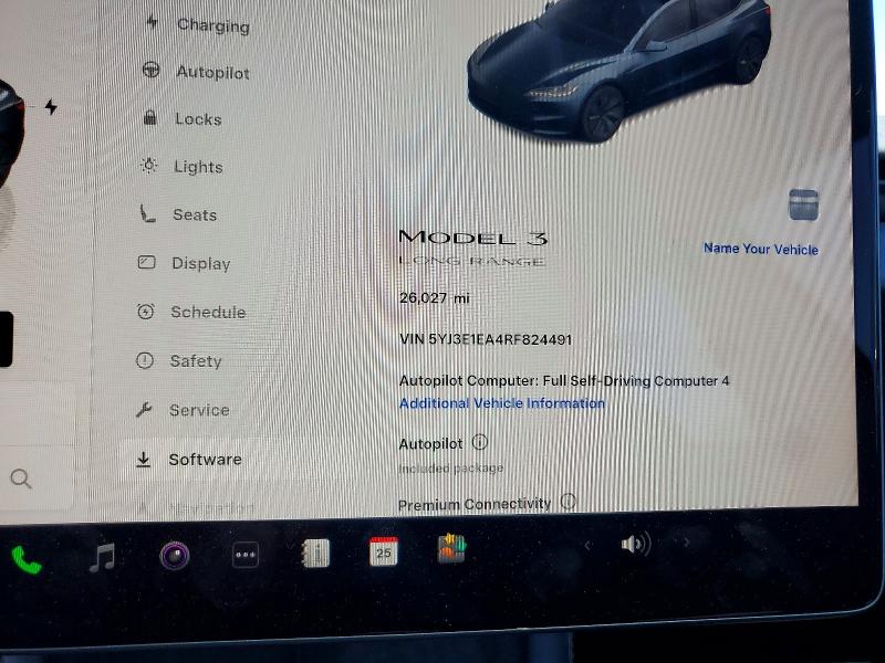 Продажа на аукционе авто 2024 Tesla Model 3, vin: 5YJ3E1EA4RF824491, номер лота: 78840085