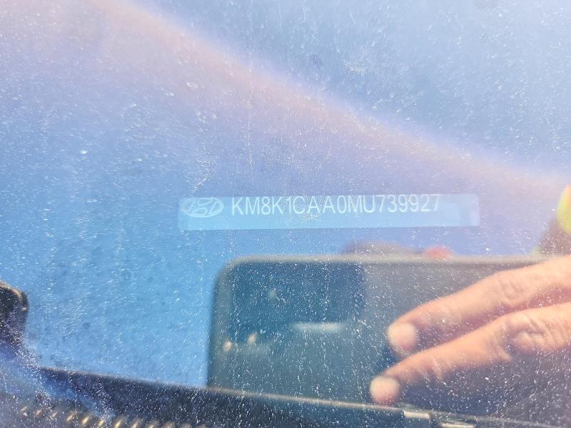 Продажа на аукционе авто 2021 Hyundai Kona, vin: KM8K1CAA0MU739927, номер лота: 78317825