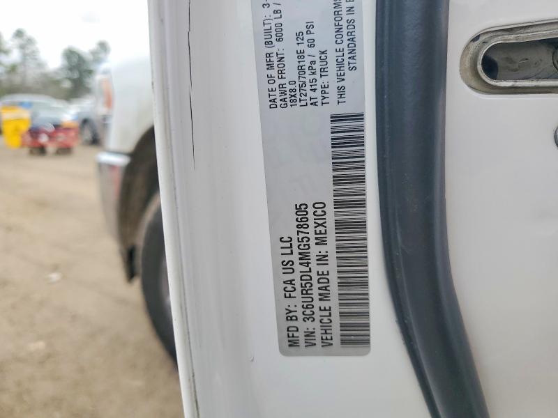 2021 Ram 2500 მანქანა იყიდება აუქციონზე, vin: 3C6UR5DL4MG578605, აუქციონის ნომერი: 78112635