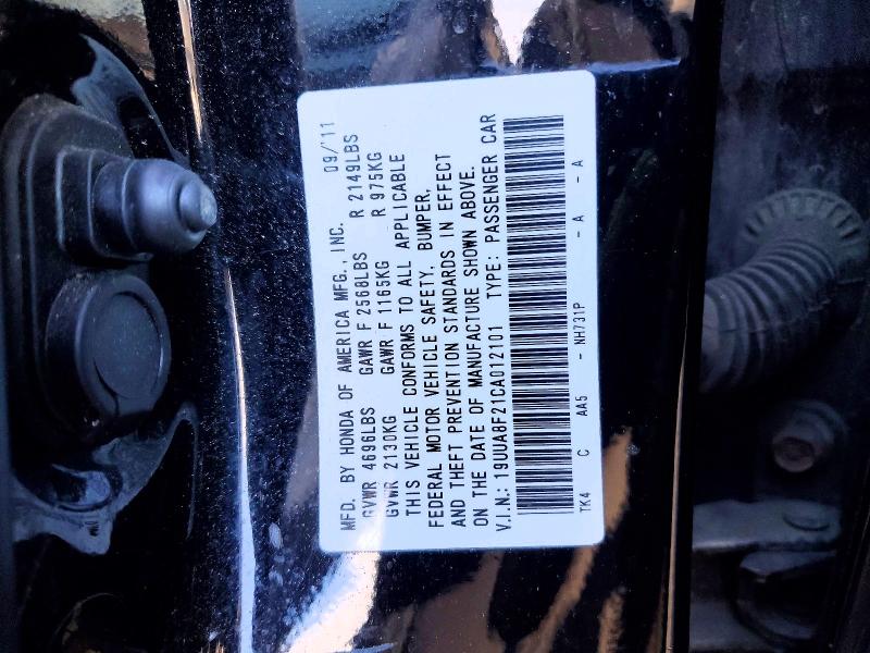 Продаж на аукціоні авто 2012 Acura Tl, vin: 19UUA8F21CA012101, номер лоту: 79064895