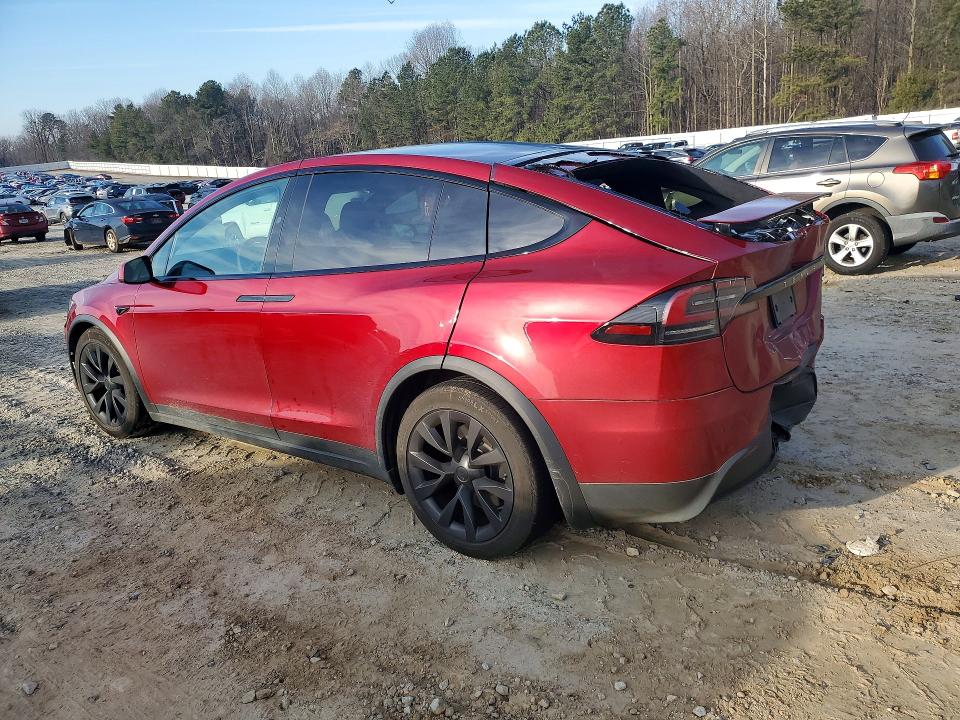 76989025 :رقم المزاد ، 7SAXCAE57RF442727 vin ، 2024 Tesla Model X مزاد بيع