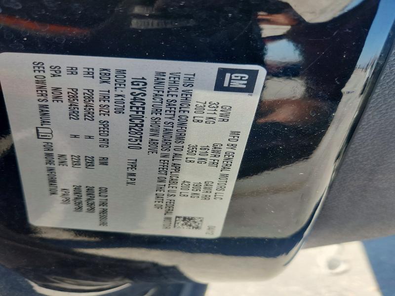 Продажа на аукционе авто 2012 Cadillac Escalade P, vin: 1GYS4CEF0CR287510, номер лота: 76707885