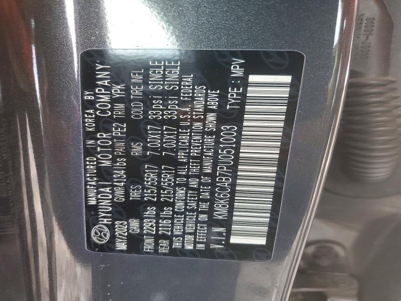 Продаж на аукціоні авто 2023 Hyundai Kona, vin: KM8K6CAB7PU051003, номер лоту: 77907795