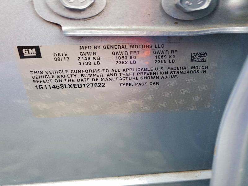 Продажа на аукционе авто 2014 Chevrolet Impala, vin: 1G1145SLXEU127022, номер лота: 74262945