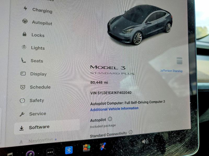 Продажа на аукционе авто 2019 Tesla Model 3, vin: 5YJ3E1EA1KF402040, номер лота: 78894735