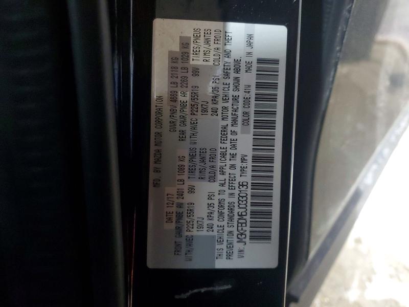 78472085 :رقم المزاد ، JM3KFBDM6J0330136 vin ، 2018 Mazda Cx-5 مزاد بيع