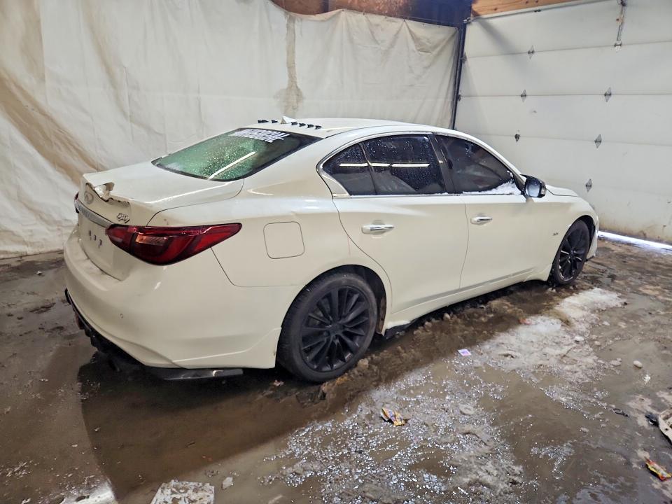 76041495 :رقم المزاد ، JN1EV7AR7KM554034 vin ، 2019 Infinity Q50 مزاد بيع