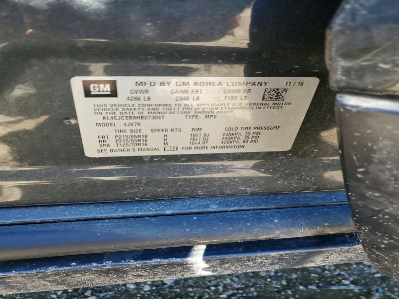 Продаж на аукціоні авто 2017 Buick Encore, vin: KL4CJCSB8HB073041, номер лоту: 77022975