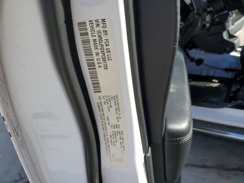 Aukcja sprzedaży 2023 Dodge Durango, vin: 1C4RDJFGXPC691729, numer aukcji: 74539595