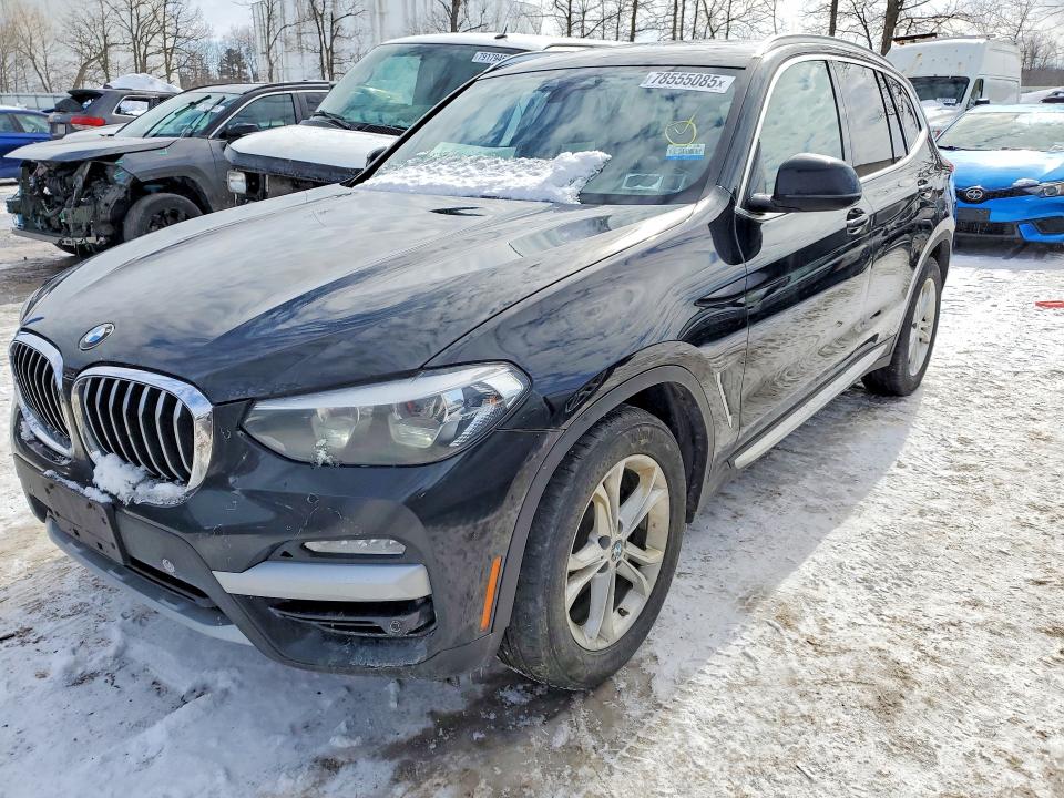 2019 Bmw X3 მანქანა იყიდება აუქციონზე, vin: 5UXTR9C59KLD94423, აუქციონის ნომერი: 78555085